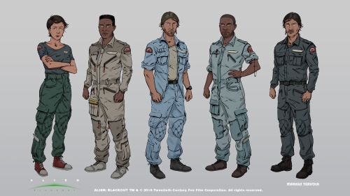 Alien: Blackout costumes